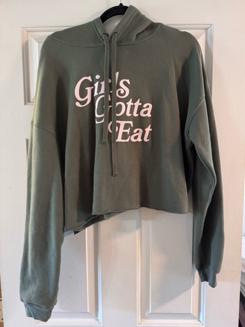 Girl’s Gotta Eat Cropped Hoodie